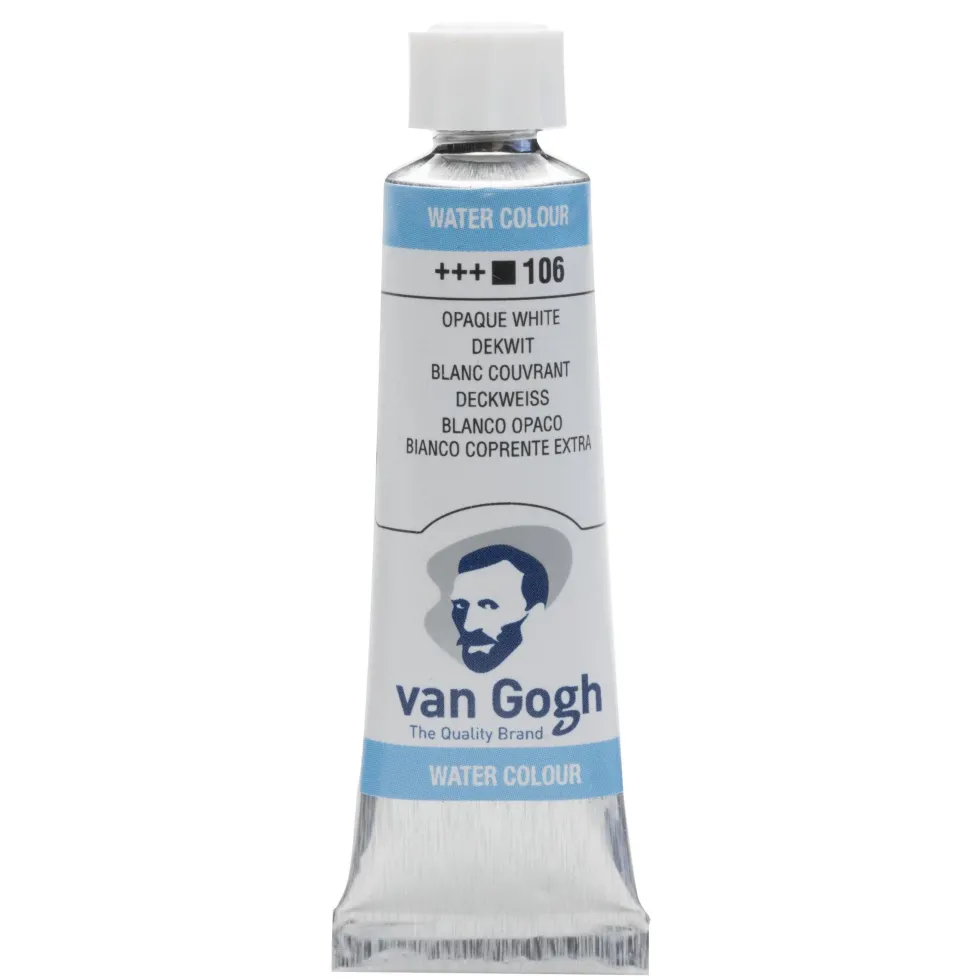 Farba akwarelowa - Van Gogh - Opaque White 10 ml