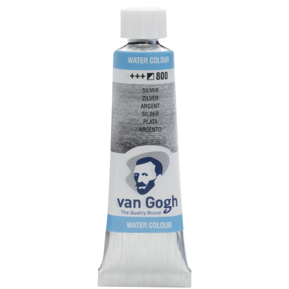 Farba akwarelowa - Van Gogh - Silver 10 ml