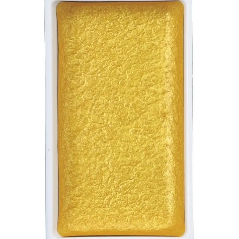 Farba akwarelowa w kostce Gansai Tambi - Kuretake - Blue Gold