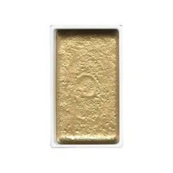 Farba akwarelowa w kostce Gansai Tambi - Kuretake - Gold
