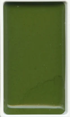 Farba akwarelowa w kostce Gansai Tambi - Kuretake - Olive Green