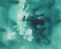 Farba akwarelowa w kostce Gansai Tambi - Kuretake - Turquoise Green Deep