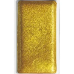 Farba akwarelowa w kostce Gansai Tambi - Kuretake - Yellow Gold