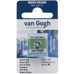 Farba akwarelowa w kostce - Van Gogh - 748 Davy's Grey