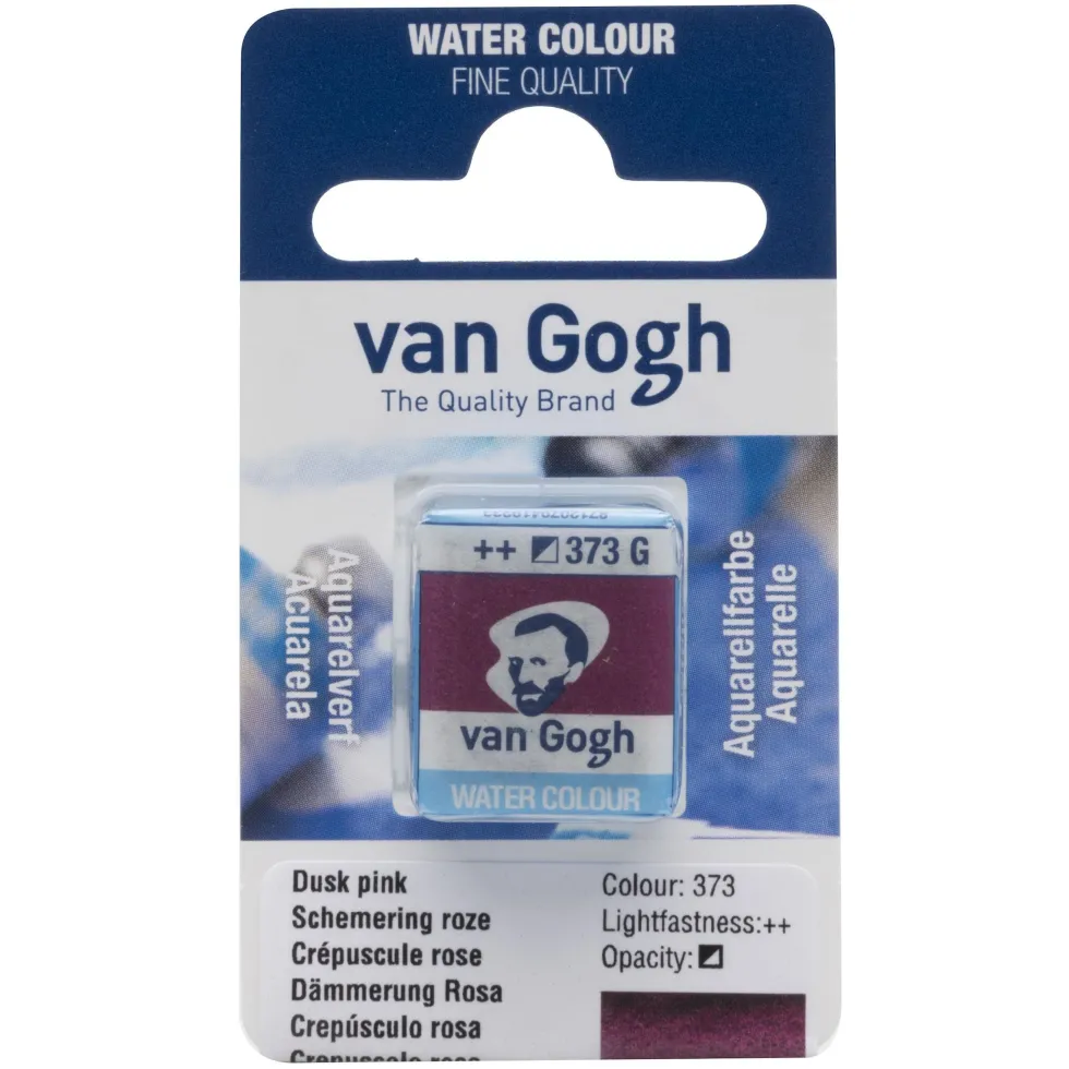 Farba akwarelowa w kostce - Van Gogh - Dusk Pink