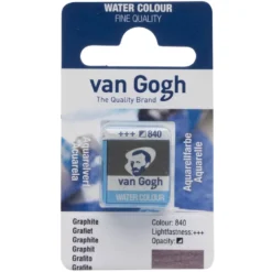 Farba akwarelowa w kostce - Van Gogh - 840 Graphite