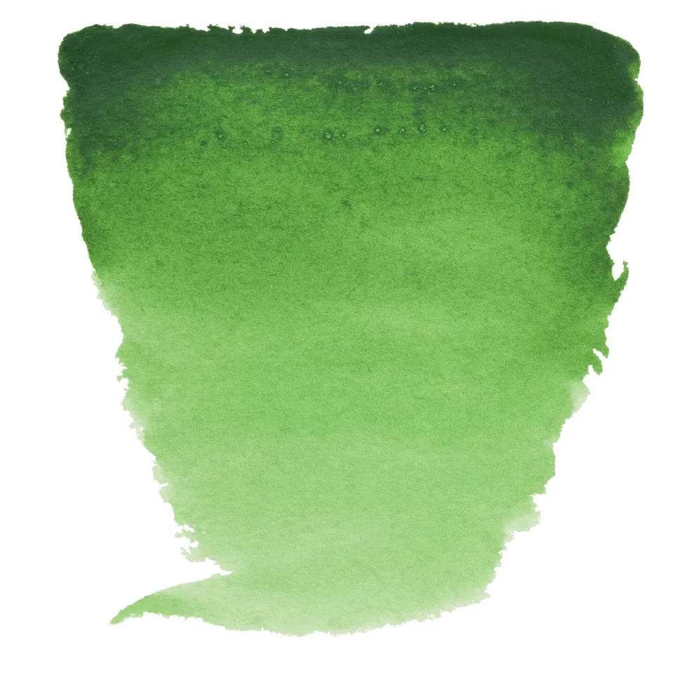 Farba akwarelowa w kostce - Van Gogh - 644 Hooker Green Light