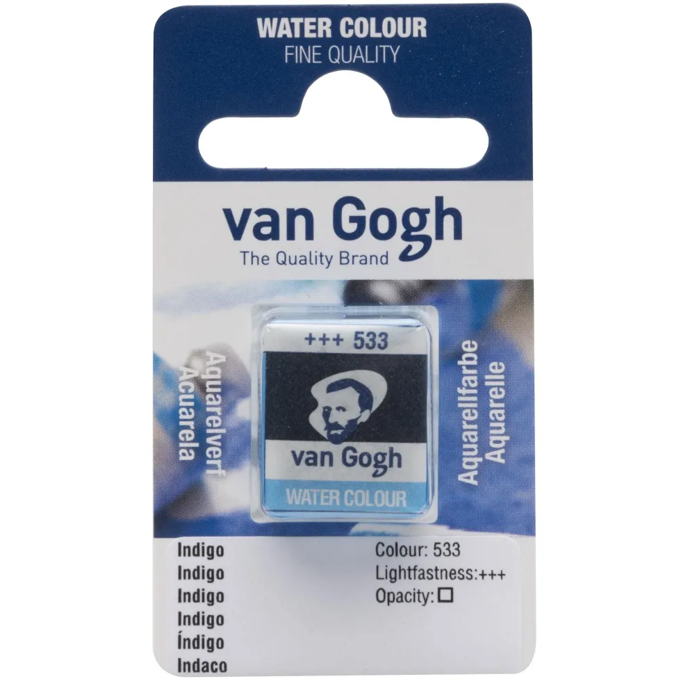 Farba akwarelowa w kostce - Van Gogh - 533 Indigo