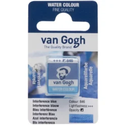 Farba akwarelowa w kostce - Van Gogh - 846 Interference Blue