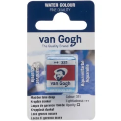 Farba akwarelowa w kostce - Van Gogh - 331 Madder Lake Deep