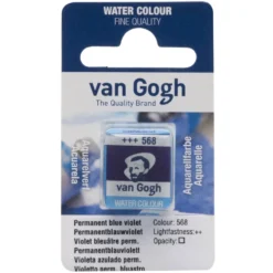 Farba akwarelowa w kostce - Van Gogh - 568 Permanent Blue Violet