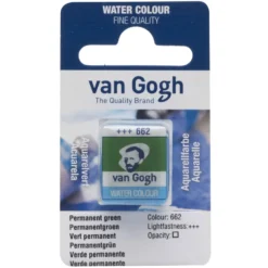 Farba akwarelowa w kostce - Van Gogh - 664 Permanent Green