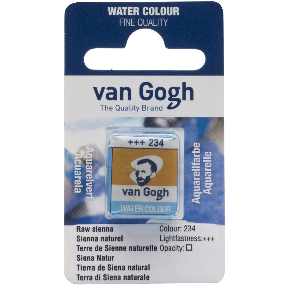 Farba akwarelowa w kostce - Van Gogh - 234 Raw Sienna