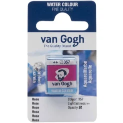 Farba akwarelowa w kostce - Van Gogh - 357 Rose