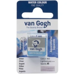 Farba akwarelowa w kostce - Van Gogh - 800 Silver