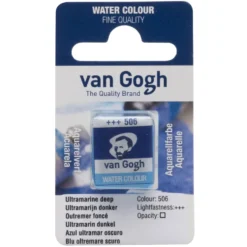 Farba akwarelowa w kostce - Van Gogh - 506 Ultramarine Deep