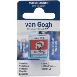 Farba akwarelowa w kostce - Van Gogh - Vermilion