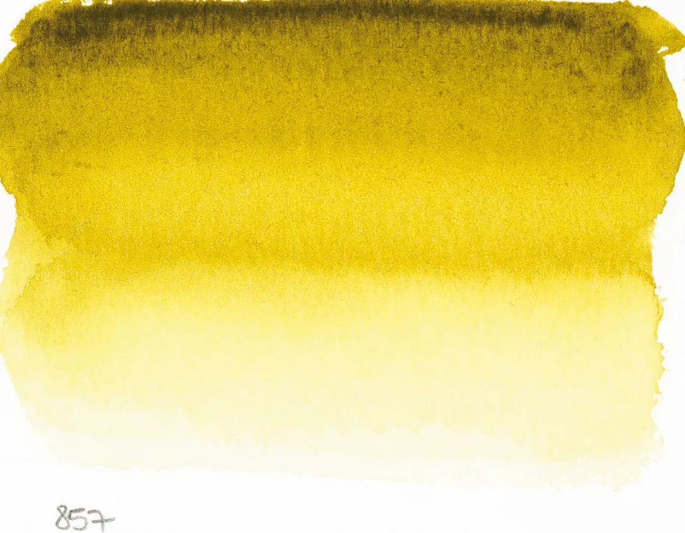 Farba akwarelowa w półkostce l’Aquarelle - Sennelier - 857 Brown Green