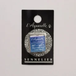 Farba akwarelowa w półkostce l’Aquarelle - Sennelier - 307 Cobalt Blue