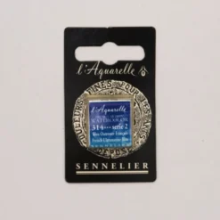 Farba akwarelowa w półkostce l’Aquarelle - Sennelier - 314 French Ultramarine Blue