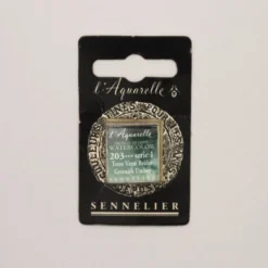 Farba akwarelowa w półkostce l’Aquarelle - Sennelier - 203 Greenish Umber