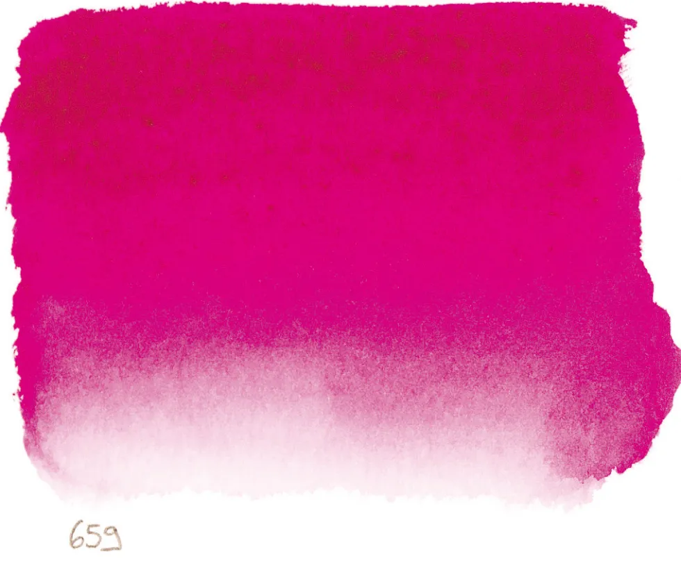 Farba akwarelowa w półkostce l’Aquarelle - Sennelier - 659 Opera Rose