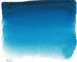 Farba akwarelowa w półkostce l’Aquarelle - Sennelier - 326 Phthalocyanine Blue