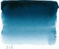 Farba akwarelowa w półkostce l’Aquarelle - Sennelier - 318 Prussian Blue