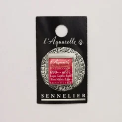 Farba akwarelowa w półkostce l’Aquarelle - Sennelier - 690 Rose Madder Lake