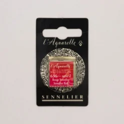 Farba akwarelowa w półkostce l’Aquarelle - Sennelier - 636 Sennelier Red