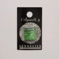 Farba akwarelowa w półkostce l’Aquarelle - Sennelier - 817, Sennelier Green