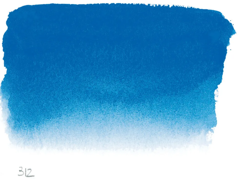 Farba akwarelowa w półkostce l’Aquarelle - Sennelier - 312 Ultramarine Light