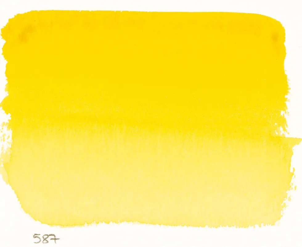 Farba akwarelowa w półkostce l’Aquarelle - Sennelier - 587 Yellow Sophie