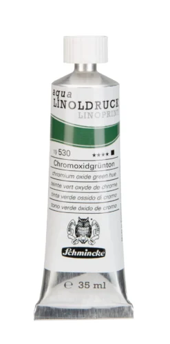 Farba Aqua Linoprint - Schmincke - 530, Chromium Oxide Green Hue, 35 ml