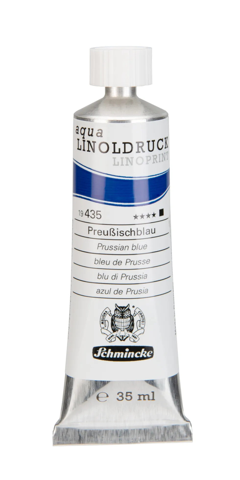 Farba Aqua Linoprint - Schmincke - 435, Prussian Blue, 35 ml