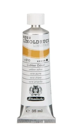 Farba Aqua Linoprint - Schmincke - 610, Yellow Ochre, 35 ml