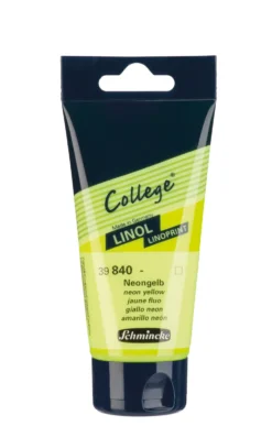 Farba College Linoprint - Schmincke - 840, Neon Yellow, 75 ml