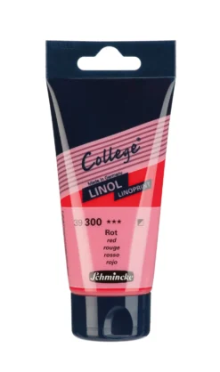 Farba College Linoprint - Schmincke - 300, Red, 75 ml