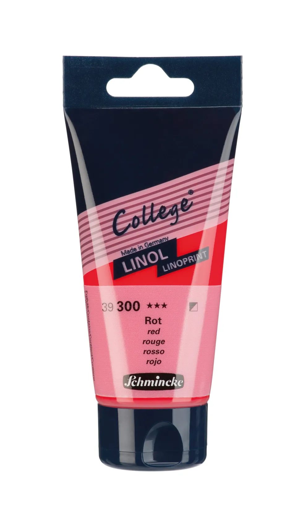 Farba College Linoprint - Schmincke - 300, Red, 75 ml