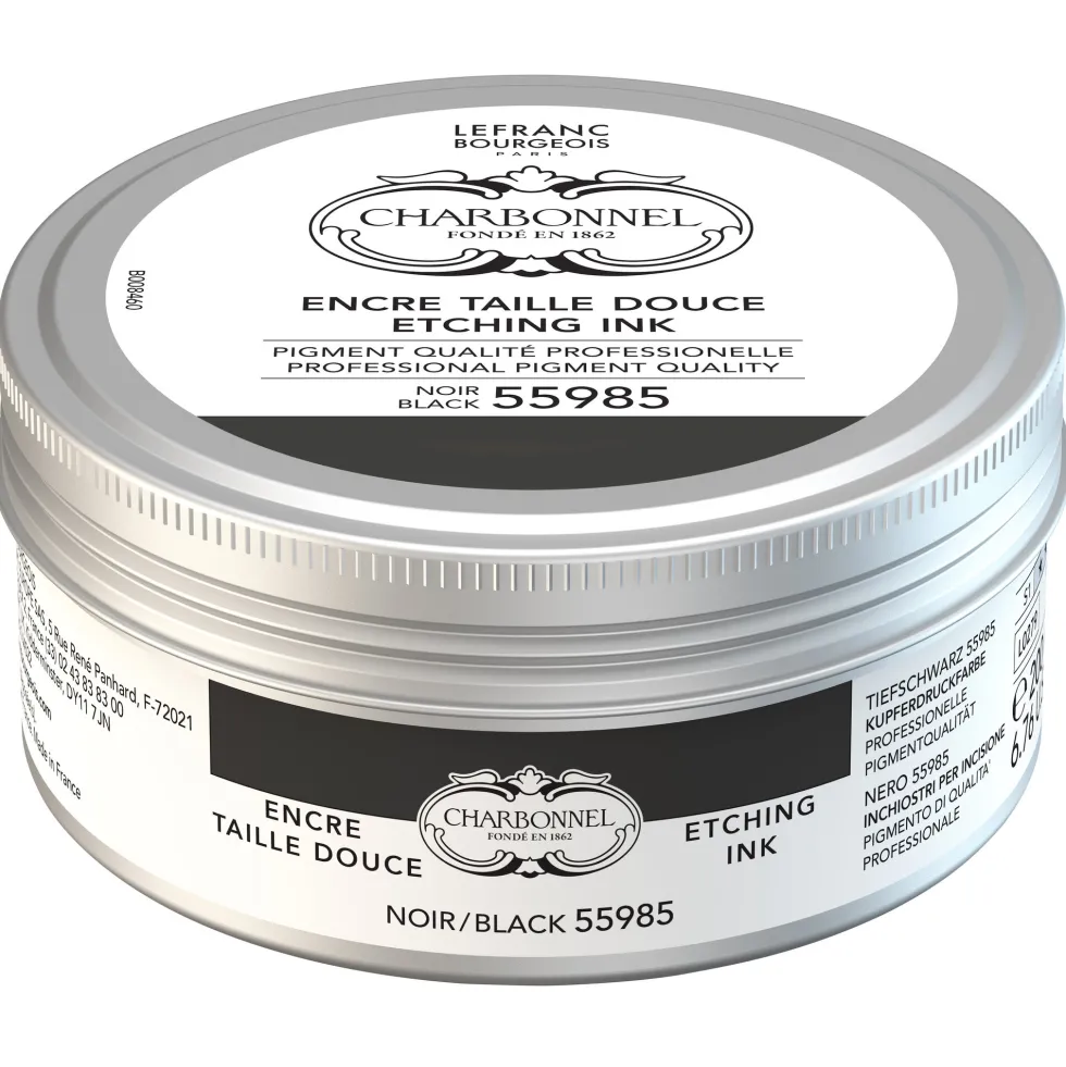 Farba do druku Charbonnel Etching Ink - Black 55985, 200 ml