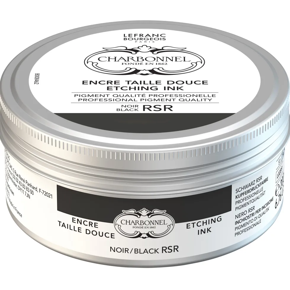 Farba do druku Charbonnel Etching Ink - Black RSR, 200 ml