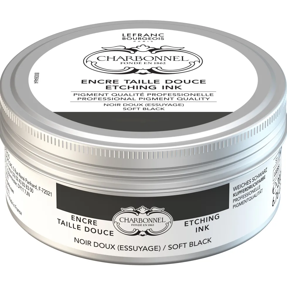 Farba do druku Charbonnel Etching Ink - Soft Black, 200 ml