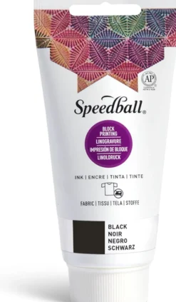 Farba do linorytu Block Printing Ink - Speedball - Black 75 ml