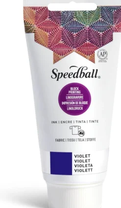 Farba do linorytu Block Printing Ink - Speedball - Violet 75 ml