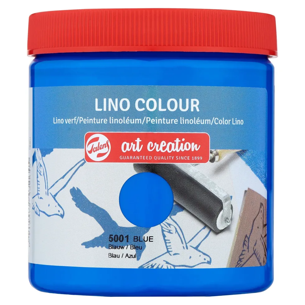 Farba do linorytu Lino Colour - Talens Art Creation - Blue, 250 ml