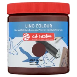 Farba do linorytu Lino Colour - Talens Art Creation - Brown, 250 ml