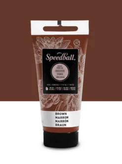 Farba do linorytu Water-Soluble Ink - Speedball - Brown 75 ml