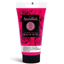 Farba do linorytu Water-Soluble Ink - Speedball - Fluo Hot Pink 75 ml