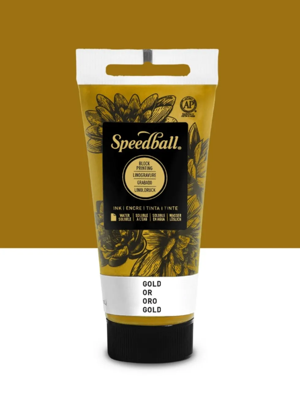 Farba do linorytu Water-Soluble Ink - Speedball - Gold 75 ml