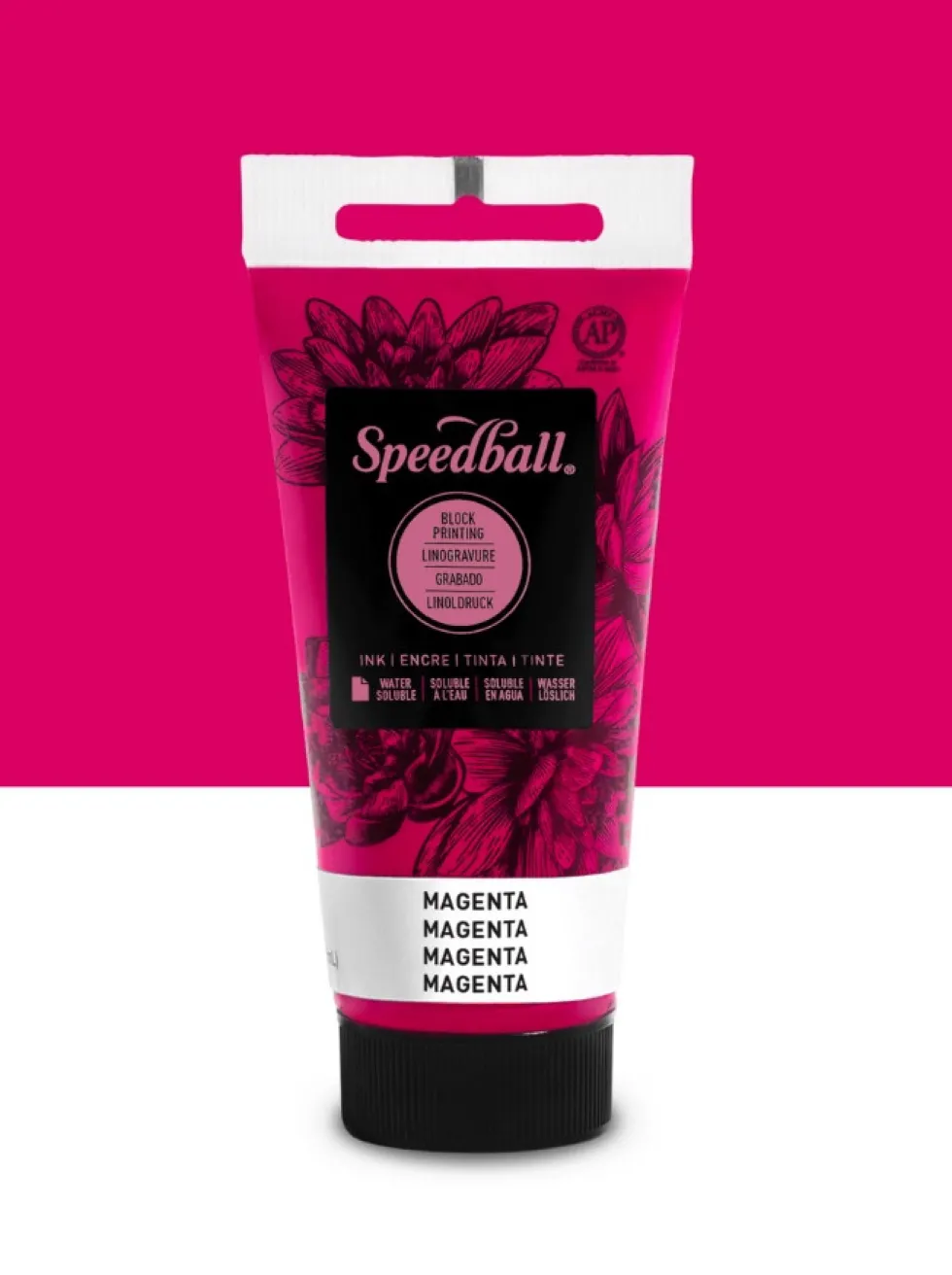 Farba do linorytu Water-Soluble Ink - Speedball - Magenta 75 ml